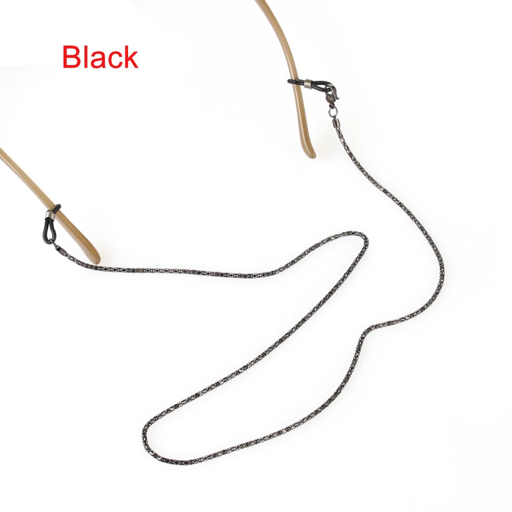 1 stk justerbar solbrille halssnor strop briller briller snor lanyard holder ruskind briller reb: 61cm