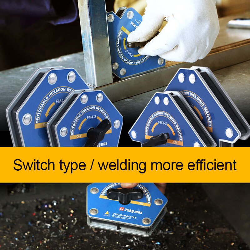 Magnetic Welding Bracket 28LBS Multi-angle Solder Arrow Magnet Welding Locator Device Fixed Auxiliary Positioner Fixture Tools