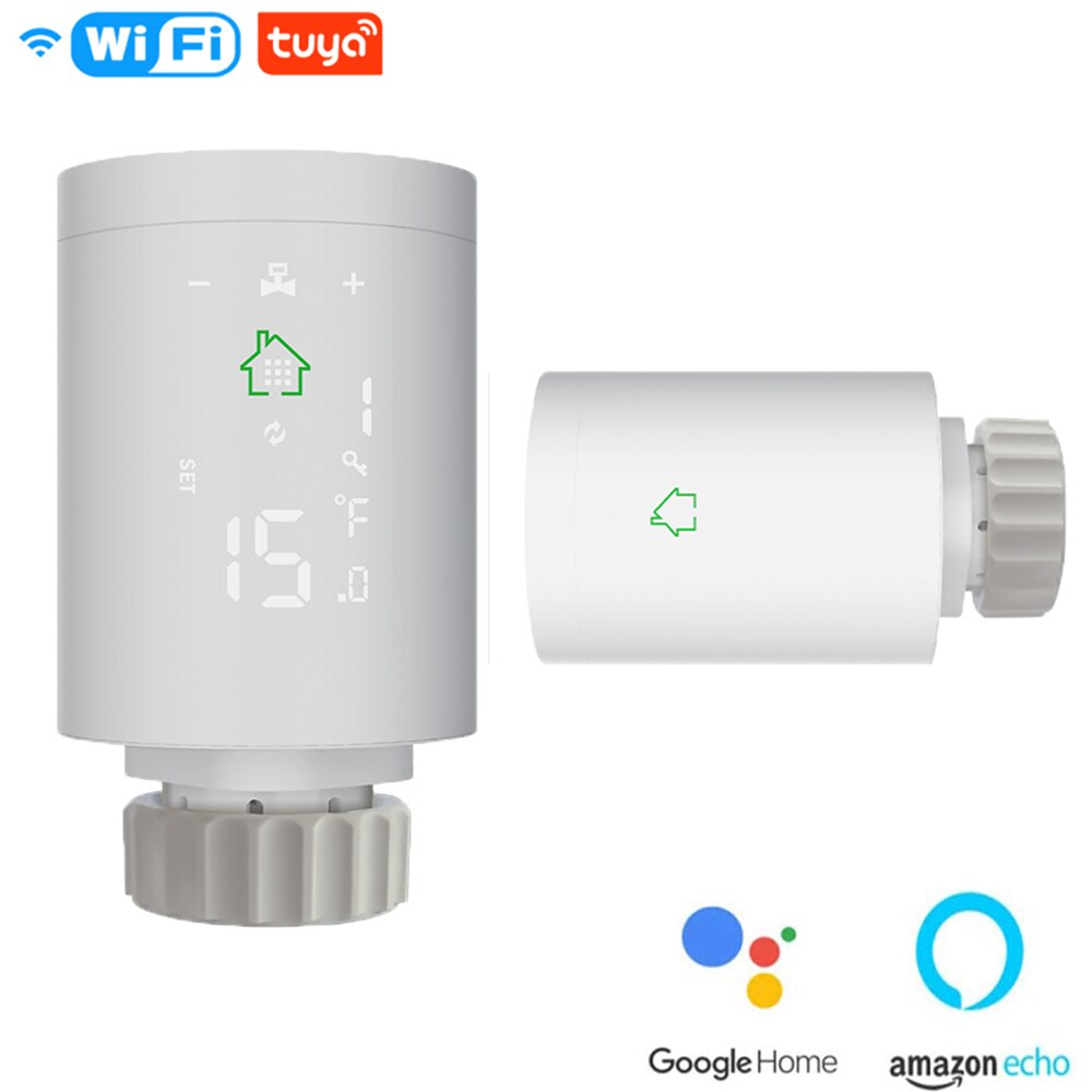 Smart Thermostatic Radiator Valve with LCD Temperature Display