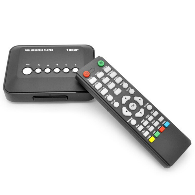 1080p full hd mediaspelers sd/mmc tv video's sd mmc rmvb  mp3 multi tv usb hdmi mediaspeler met afstandsbediening