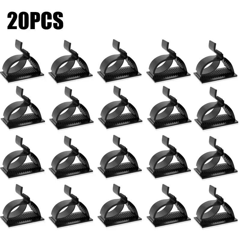 Selbstklebende Kabel-Organizer-Clips, verstellbar, für den Schreibtisch, ordentliches Kabel, Kabelmanager, Befestigungsklemme, USB-Kabel-Befestigungsclips für das Heimbüro: green