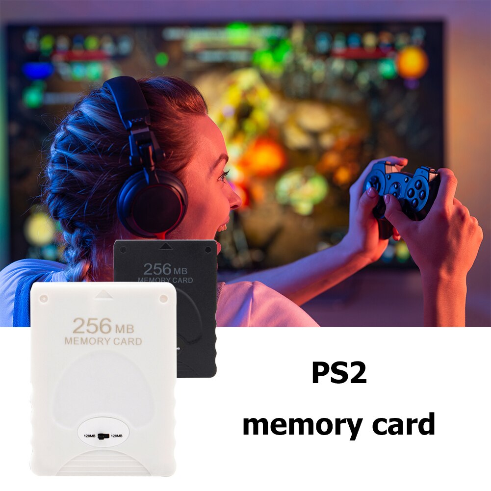 256MB Megabyte Memory Card for Sony PlayStation 2 PS2 Game Console Data Archive Storage Adapter Game Data Storage Card