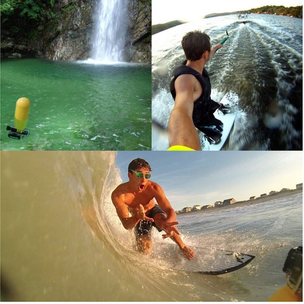 Mango flotante de agua , palo flotador de flotación para GoPro Hero 8 7 6 5 XIAOMI YI Sj4000 Sj5000, accesorios para Cámaras Deportivas