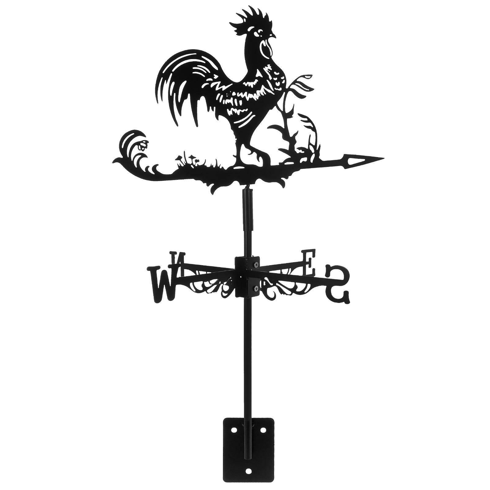 Farm Yard Metal Wrought Iron Roof Decoration Weather Vane Indicator Sign Vanes for Sheds Ornament Garden