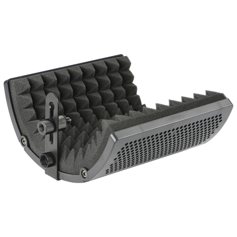 Plastic 3 Panels Isolation Shield Portable and Adjustable Foldable for Condenser Microphone to Reduce Noise Acoustic LO-PS58