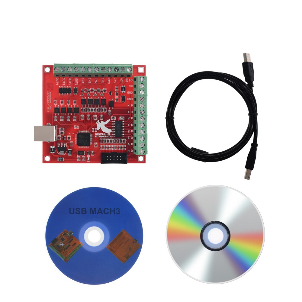 Mach 3 cnc-styrenhet 4 -axlig plc programmerbar logikstyrenhet usb-gränssnitt cnc-styrenhet drivstyrenhet kompatibel  tb6600