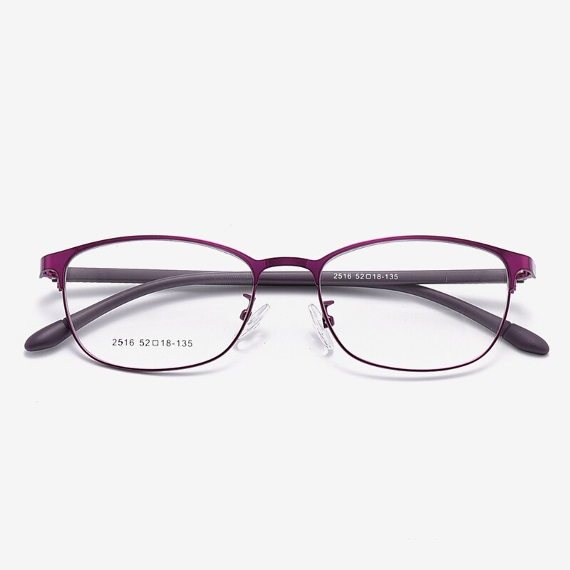 BCLEAR Urltra-licht-Licht Frauen Titan Legierung Oval Voll Halb Rand Brille Rahmen Brillen Mit flexibel Beine IP Galvanik 2515