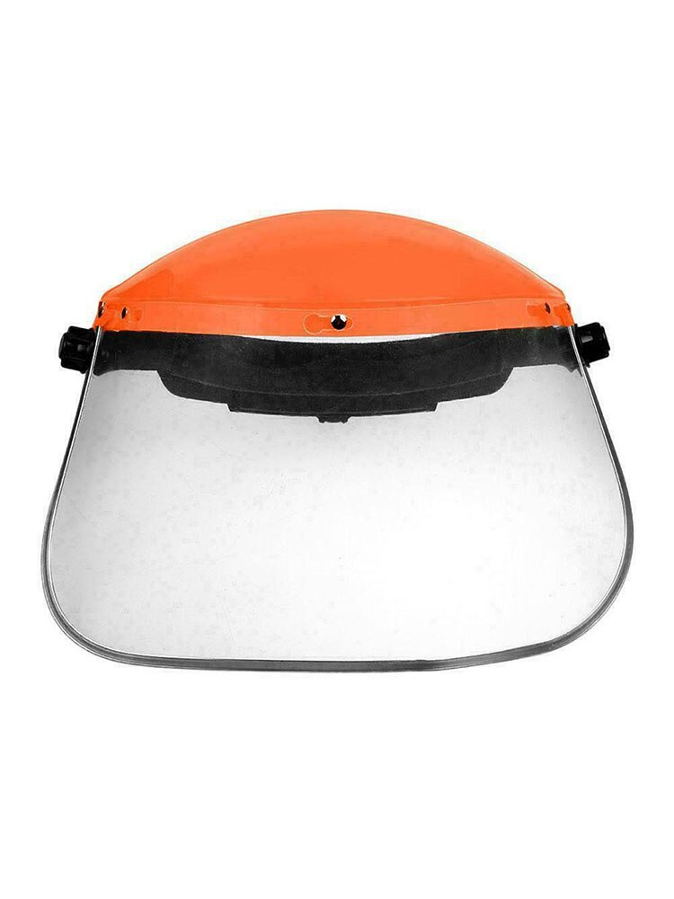 Face Safety Protective Cover Head-mounted Eye Shield Screen Grinding Splash Saliva Resistant PVC Face Protection Helmet