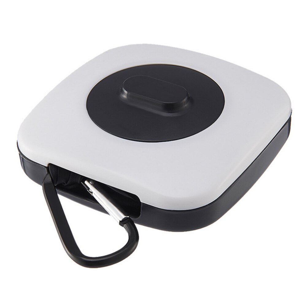 Multifunctional Durable Shoppingbag Reusable Shopping Bag Heavy Duty Nylon Foldable Grocery Tote Bags With Revolving Storage Box: white - Strip