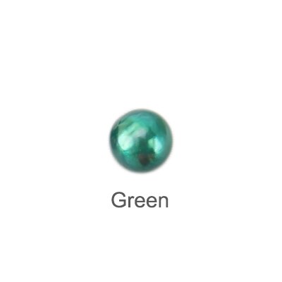 CLUCI 6-8mm Akoya Branello Della Perla per Le Donne Monili Che Fanno Coltivate Branelli Della Perla Delle Donne 16 di Colore Rotonda Akoya sciolto Perla SZ005SB: Green