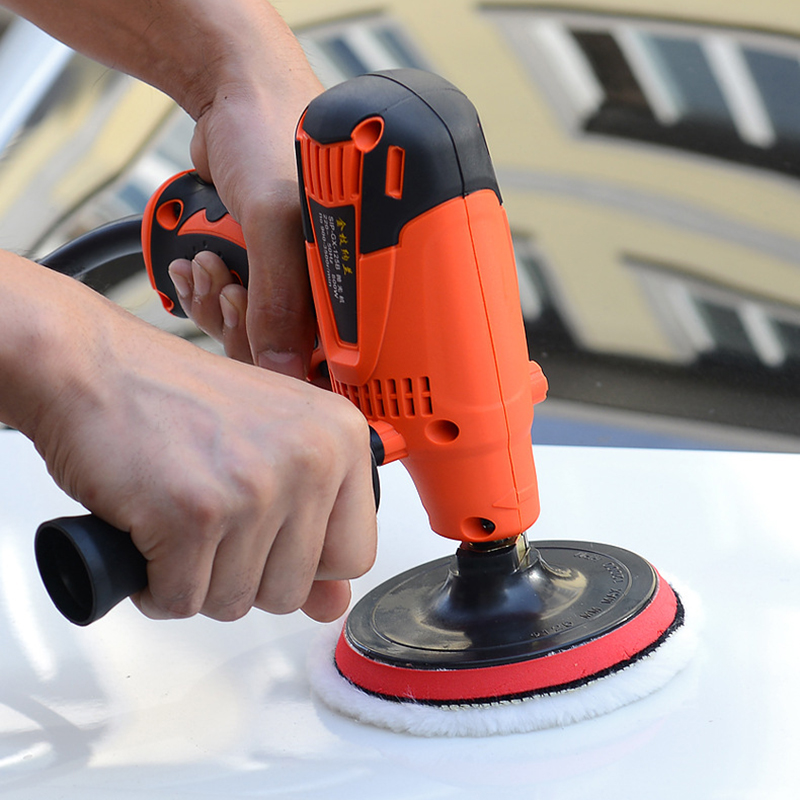 Pulidora de pintura para coche, máquina pulidora de 6 velocidades, 800 rpm, 3500 V, cuidado, lijado, herramientas de depilación para encerado, limpieza de recubrimiento, 220 W
