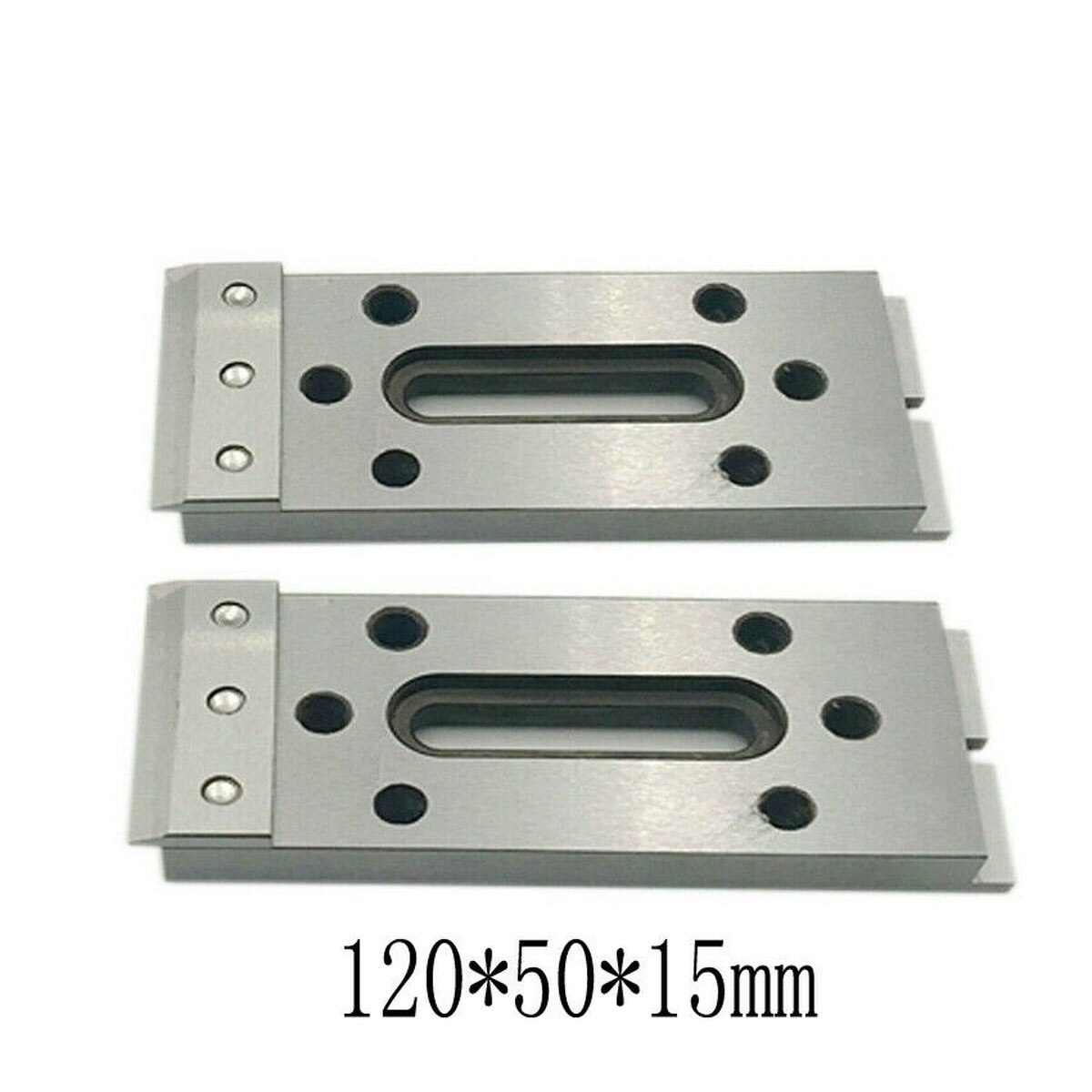 1PC CNC Wire Cut EDM Stainless Steel Jig Holder Clamp 120X50X15MM M8 Screw Claw Tool