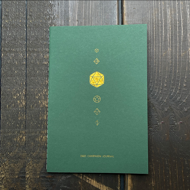 DnD 5e Notebook Journal|Character Sheets|Cheat Sheets|NPC Tracker|Maps...All-In-One|Craft paper cover|8 colors to choose from: Navy Blue