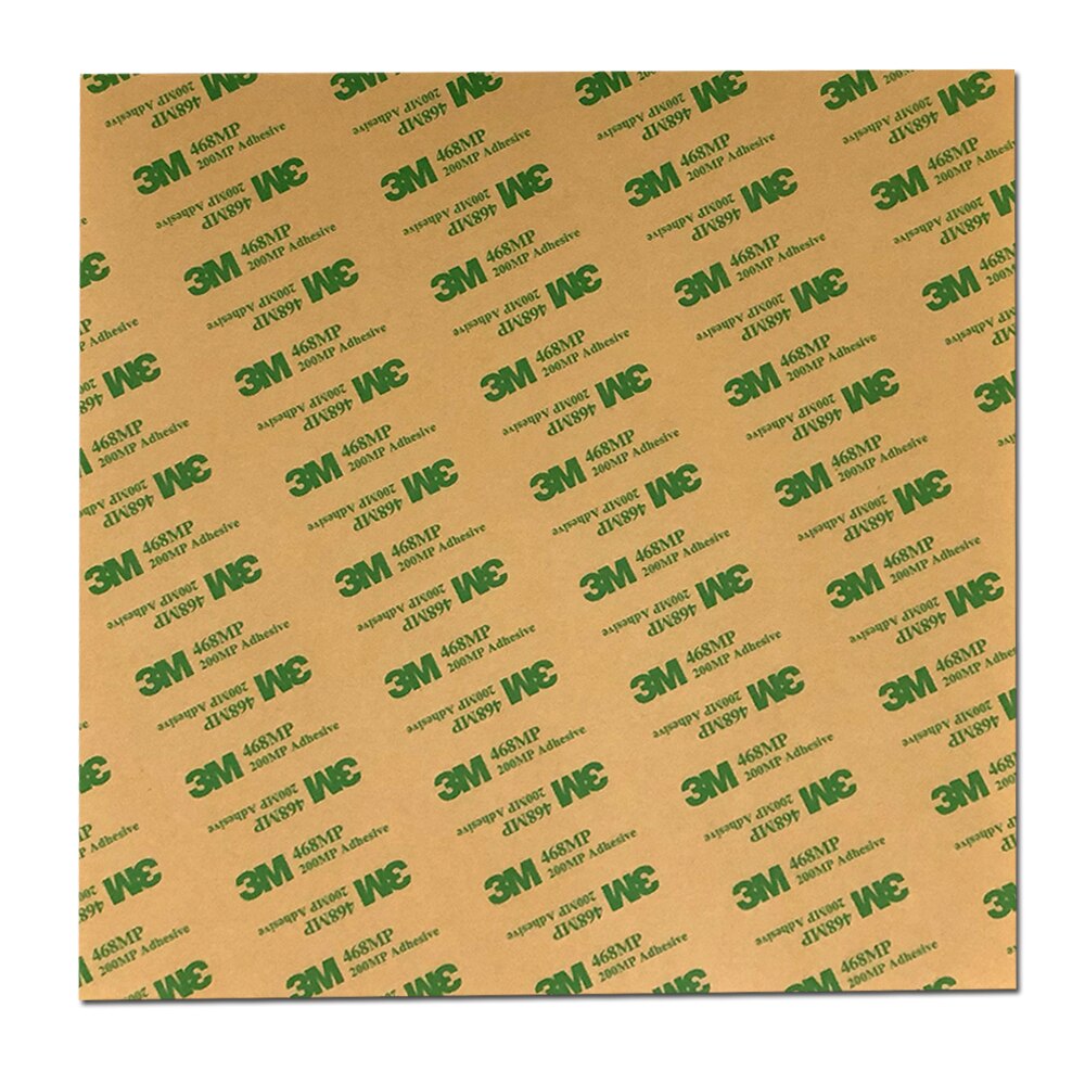FLEXBED 0.2mm PEI Polyethermide Sheet With 3M 468MP Adhesive Backing,Square 165/203/220/235/305/406mm