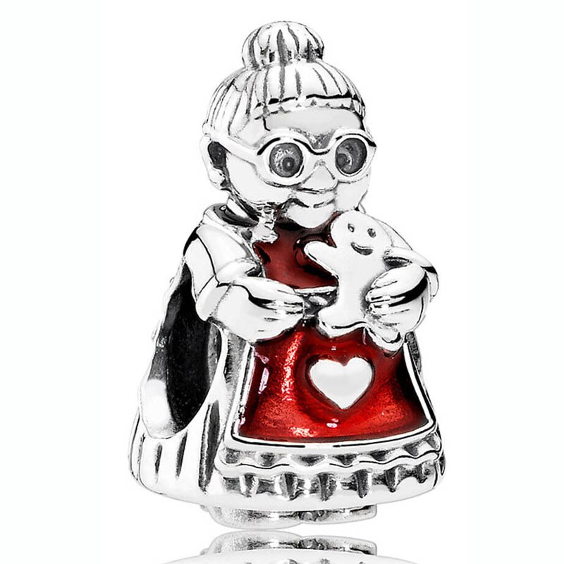 Diy charme rainha princesa & príncipe anjo do coração menina & menino sra. santa 925 contas de prata esterlina caber pandora pulseira jóias: 15