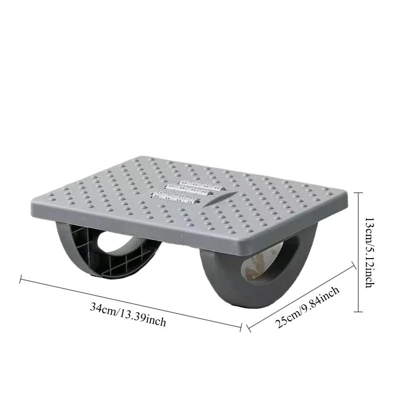 Sgabello per piedi da massaggio sotto la scrivania per poggiapiedi da lavoro per ufficio domestico Poggiapiedi ergonomico con rulli massaggianti