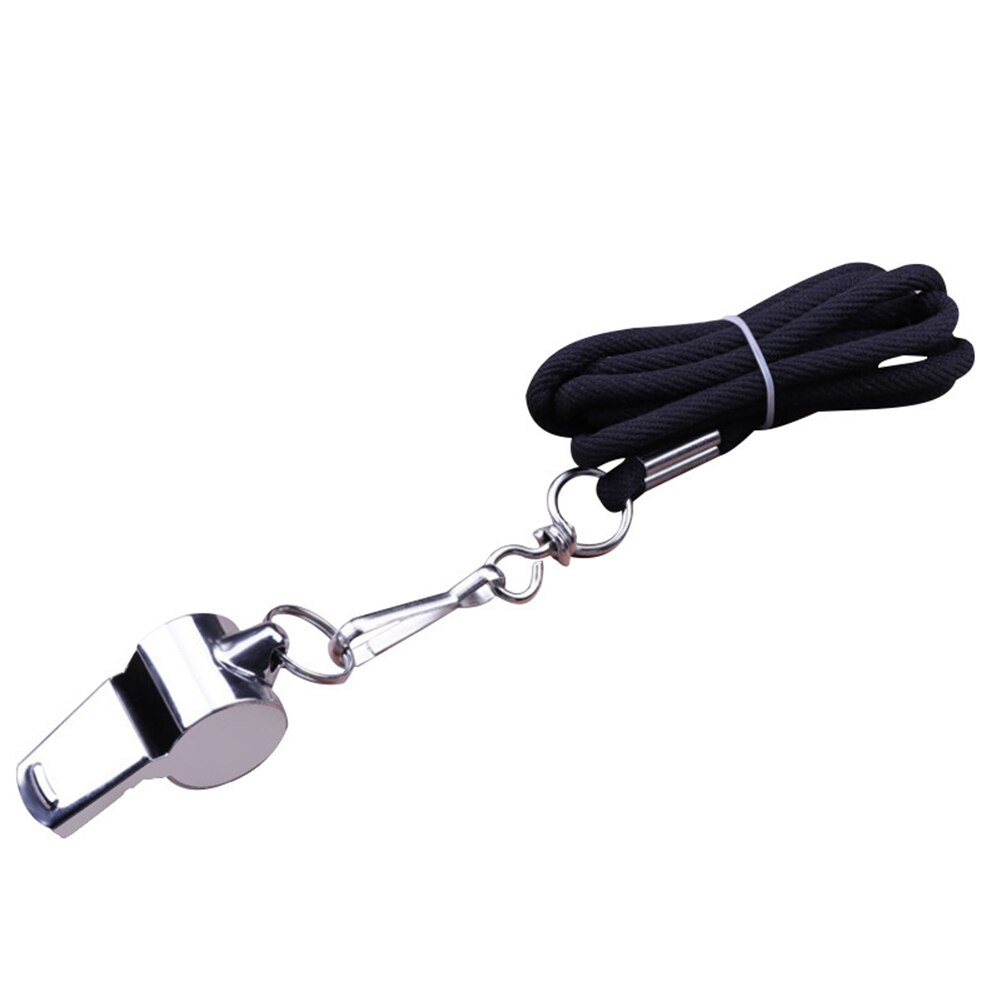 2 stück schiedsrichterpfeife, multifunktional, edelstahl, für outdoor-sport, überleben, laut, für indoor-übungen, sportdekoration