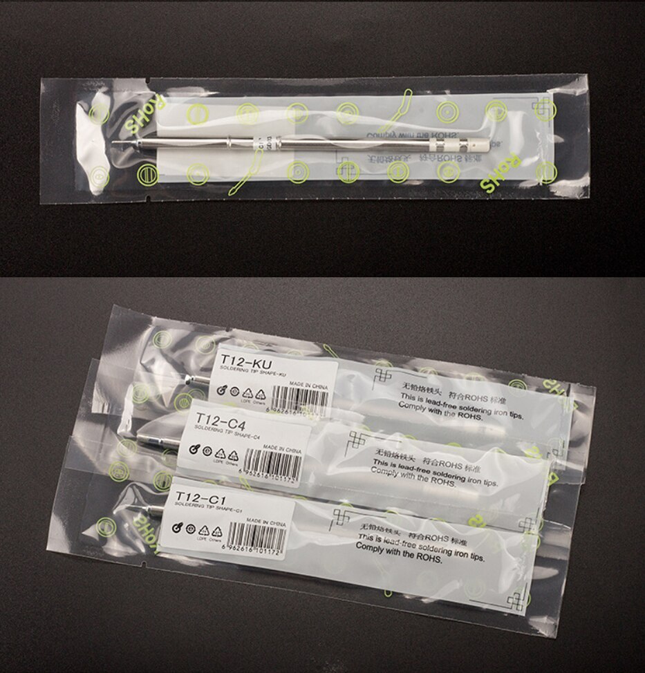 T12 Soldering Solder Iron Tips T12 Series Iron Tip For Hakko FX951 STC AND STM32 OLED Soldering Station Electric Soldering Iron