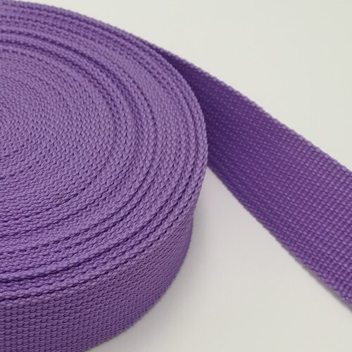 Polypropenband 20mm breda 45 yards tejp för väskor sy bälte band band flätat band plagg skor: 35 ljuslila