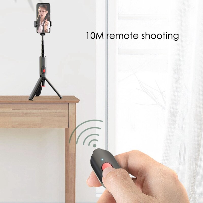 Selfie-stick-stativ, ausziehbarer selfie-stick für mobiltelefone mit drahtloser fernbedienung, stabiles stativ