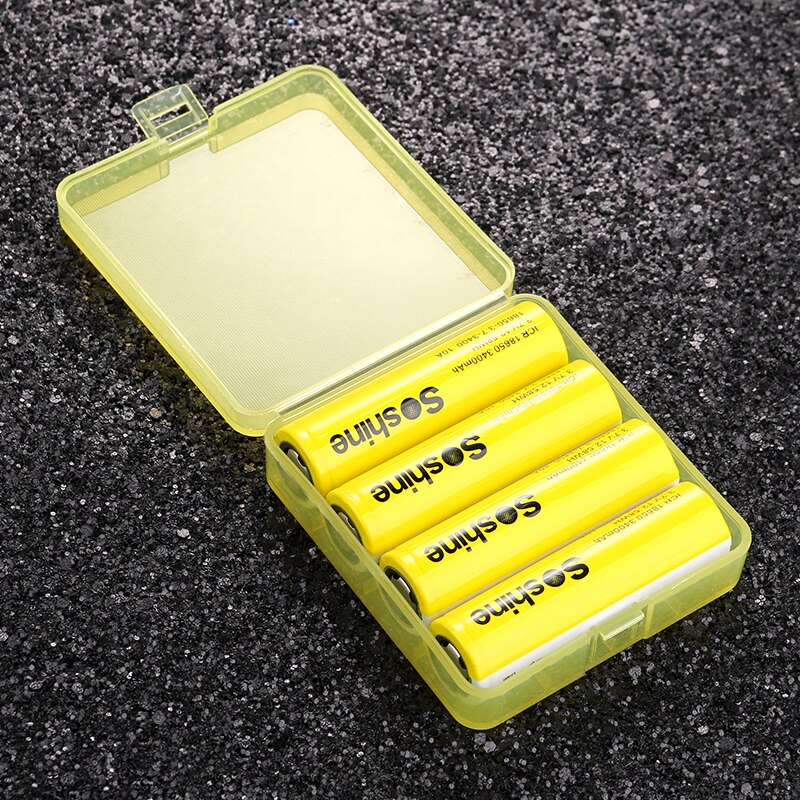 Soshine 3.7V Rechargeable 18650 Battery Cell 3400mAH For Led Torch Headlamp Bicycle Light