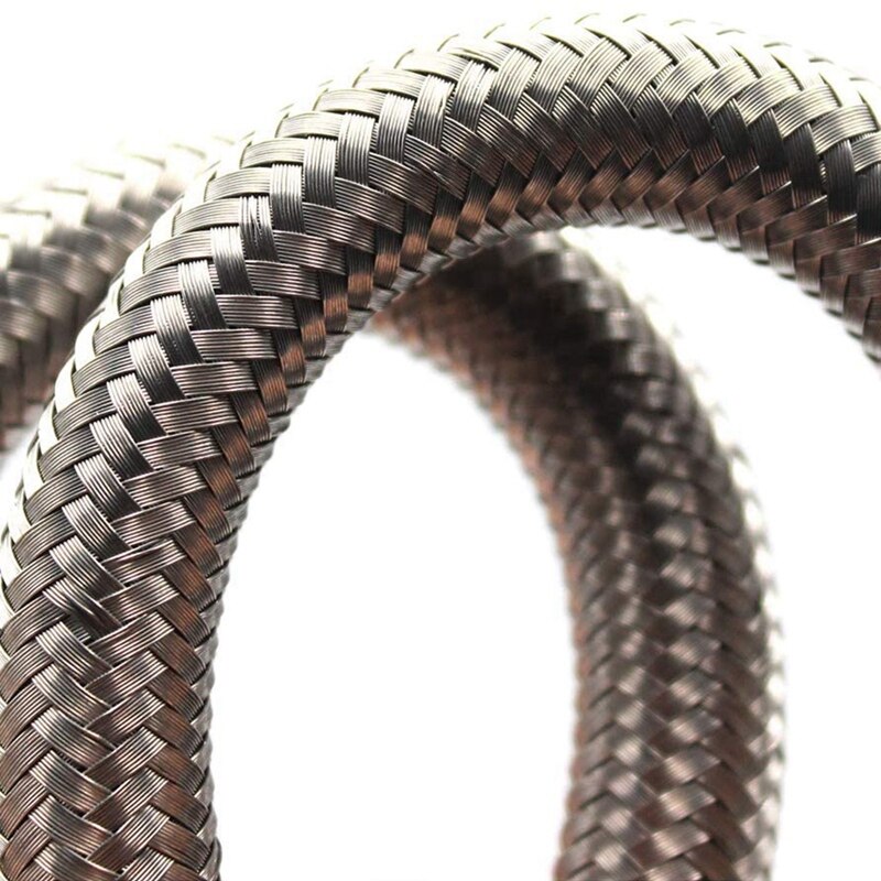 4 stuks 12 inch flexibele ventielsteelverlengers roestvrijstalen bandventielsteelverlengadapters auto vrachtwagen aanhangwagen