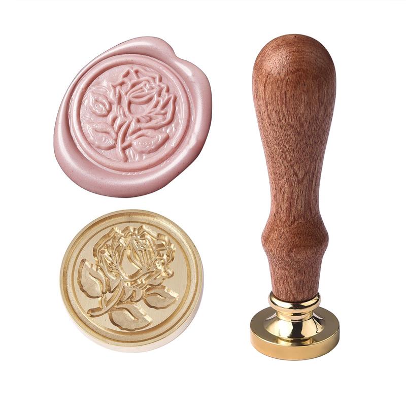 Træ mønster voks segl frimærker retro tillykke med fødselsdagen antik træ forsegling scrapbooking sollos stempel håndværk bryllup dekorative: 2
