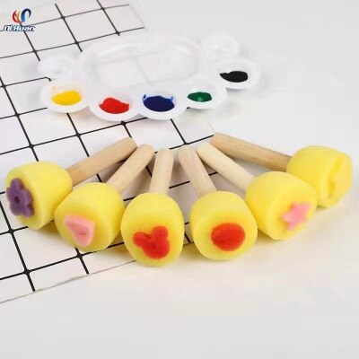 FAI DA TE Rullo di Vernice Pennello Manico In Plastica pennello Spugna Kid Art Star Craft Strumento di Pittura Precoce Educazione Giocattolo di Disegno Per I bambini regalo: Radura