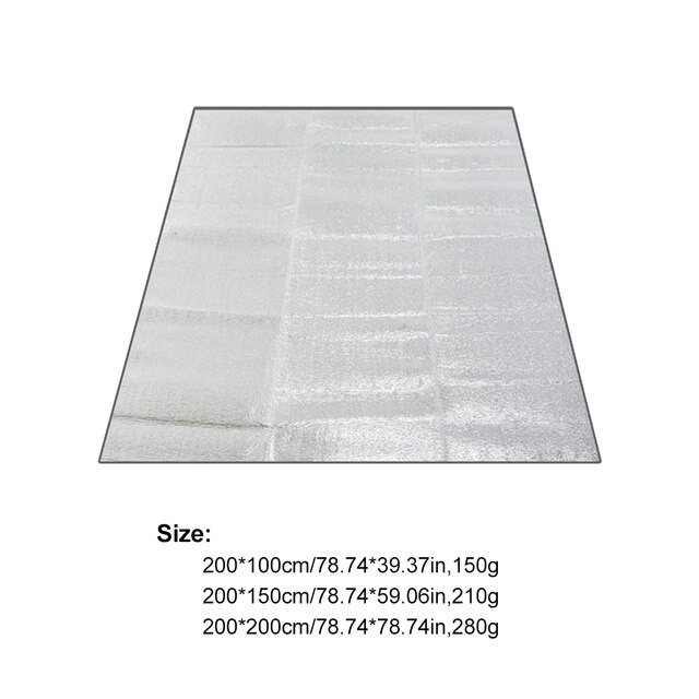 Esterilla ultraligera para acampar al aire libre, estera de Eva para Picnic en la playa, carpa impermeable, Sábana de Yoga, manta para gatear para bebé, 2x2m: 200x150