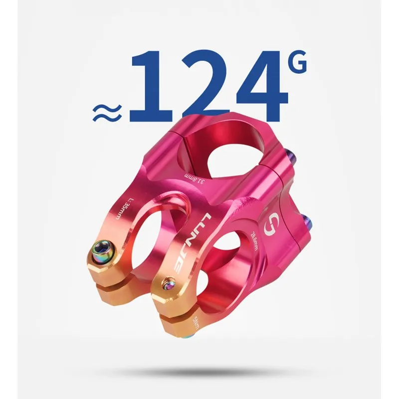 Tige de vélo de route et vtt CNC, pont de vélo de montagne, puissance courte 31.8mm, élévateur d'escalade haute résistance