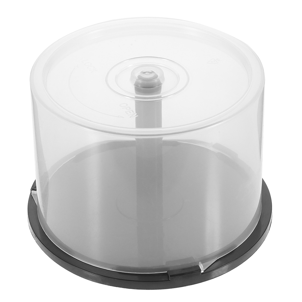 Cubo de almacenamiento de Cds, soporte de exhibición de almacenamiento de discos de plástico, soporte de almacenamiento de discos compacto, caja de almacenamiento de cd, unidades de almacenamiento de cd: Default Title