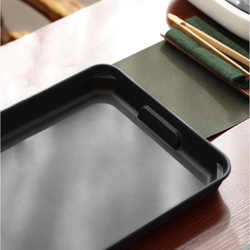 Japanese Kung-Fu Bamboo Tea Tray Square Solid Wood Tea Table Mini Home Tea Set Tea Sea Simple Water Storage Tray Dry Brew Table