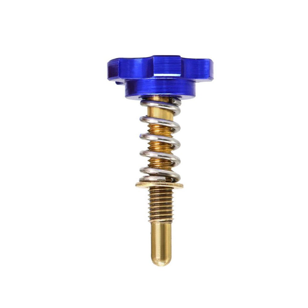 ZS MOTOS-tornillo de ajuste de velocidad de ralentí para carburador Universal, regulador de velocidad de ralentí, PWK: blue