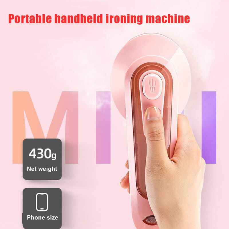 Portable Electric Iron Handheld Electric Iron Fast Heated Mini Household Electric Iron For Home Travel And Business Trip