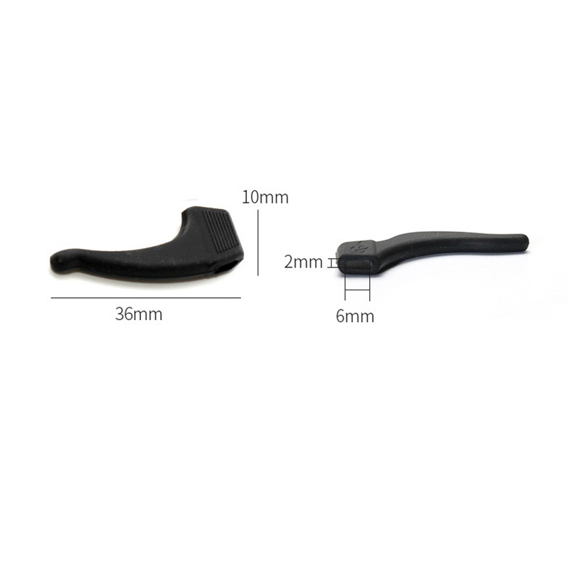 Crochet d'oreille antidérapant à la pour lunettes, accessoires pour lunettes, poignée en Silicone, pointe de la tempe, poignée pour lunettes