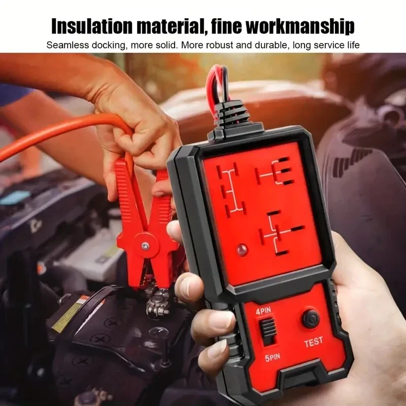 1 stuks eenvoudig te gebruiken relaisbatterijtester – betaalbaar en betrouwbaar batterijtestapparaat voor snelle diagnose!