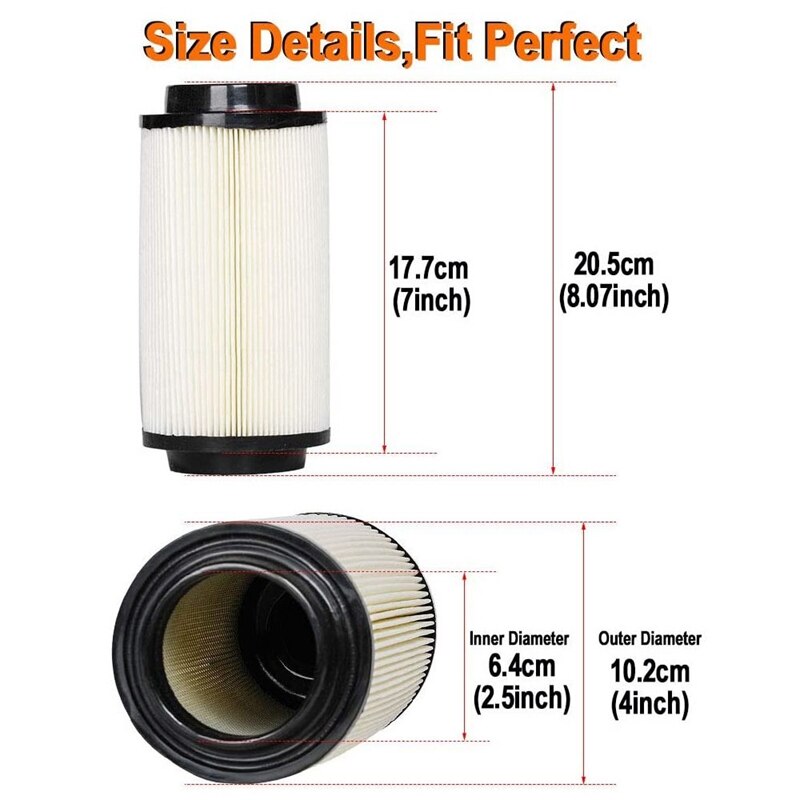 Air Filter for Polaris Sportsman 400 500 600 700 800 550 850 7080595 3PCS