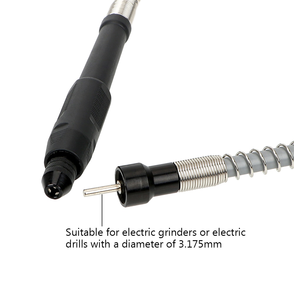Niceyard handtag kvarn flexibel axel med 0.3-3.2mm borrchuck mjuk flex axel för dremel 3000 elektriska verktygstillbehör