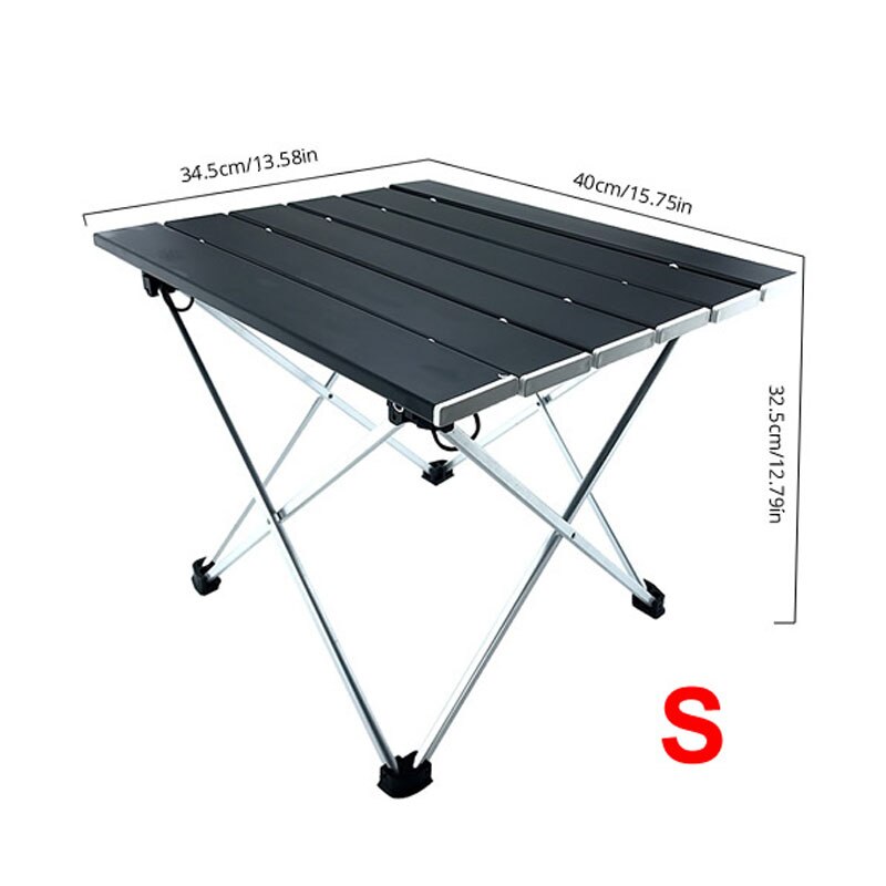 Ultralight Compacte Camping Klaptafel Met Draagtas: Default Title