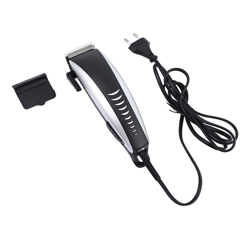 Pro Hair Clippers Men's Basic Barber Set Mains Trimmer Shaver Cutter Hair Clipper Trimmer Haircut Grooming Beard Kit: EU PLUG