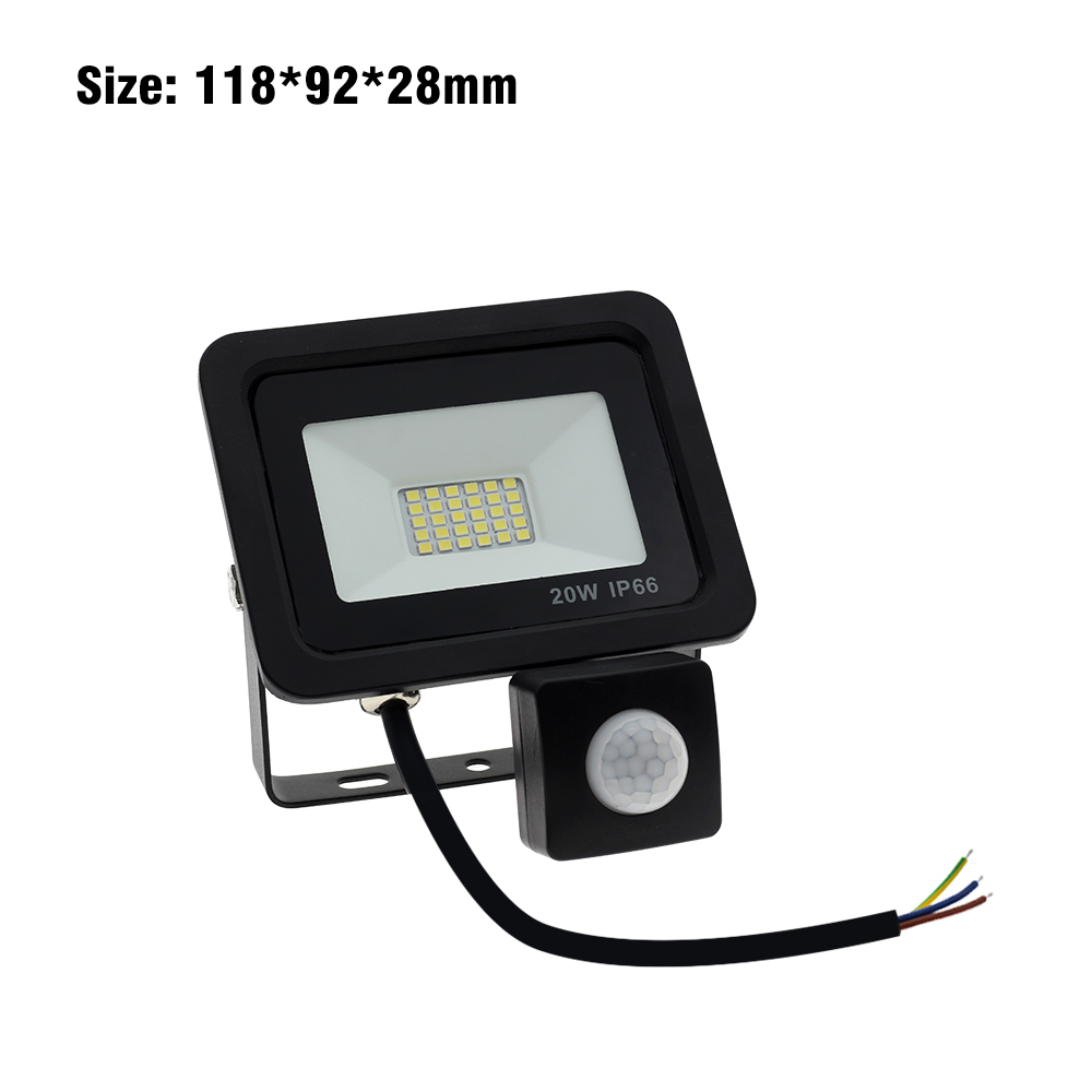 LED Sensor Floodlight 10W-50W Induction White Ligh... – Grandado