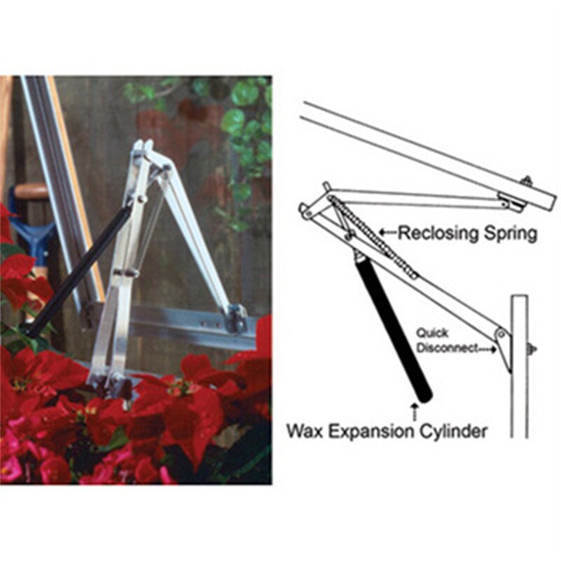 Solar Heat Sensitive Automatic Greenhouse Vent Opener Auto Vent Kit For All Greenhouses Agriculture Garden Tools
