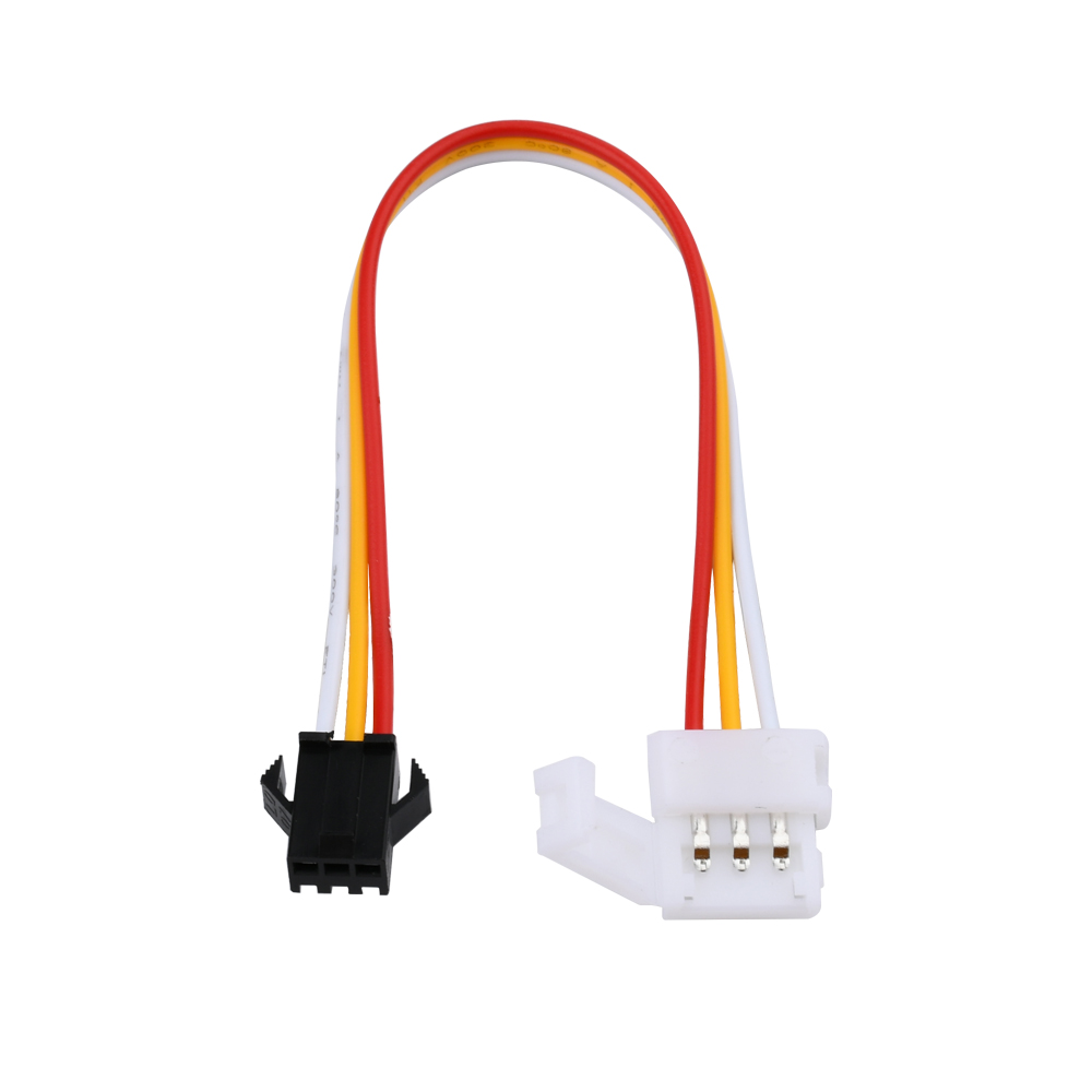 5 uds 3pin SM JST Cable conector para tira de LED para 10mm WS2811 WS2812B luces de cinta de Color de ensueño para controlador soldadura libre