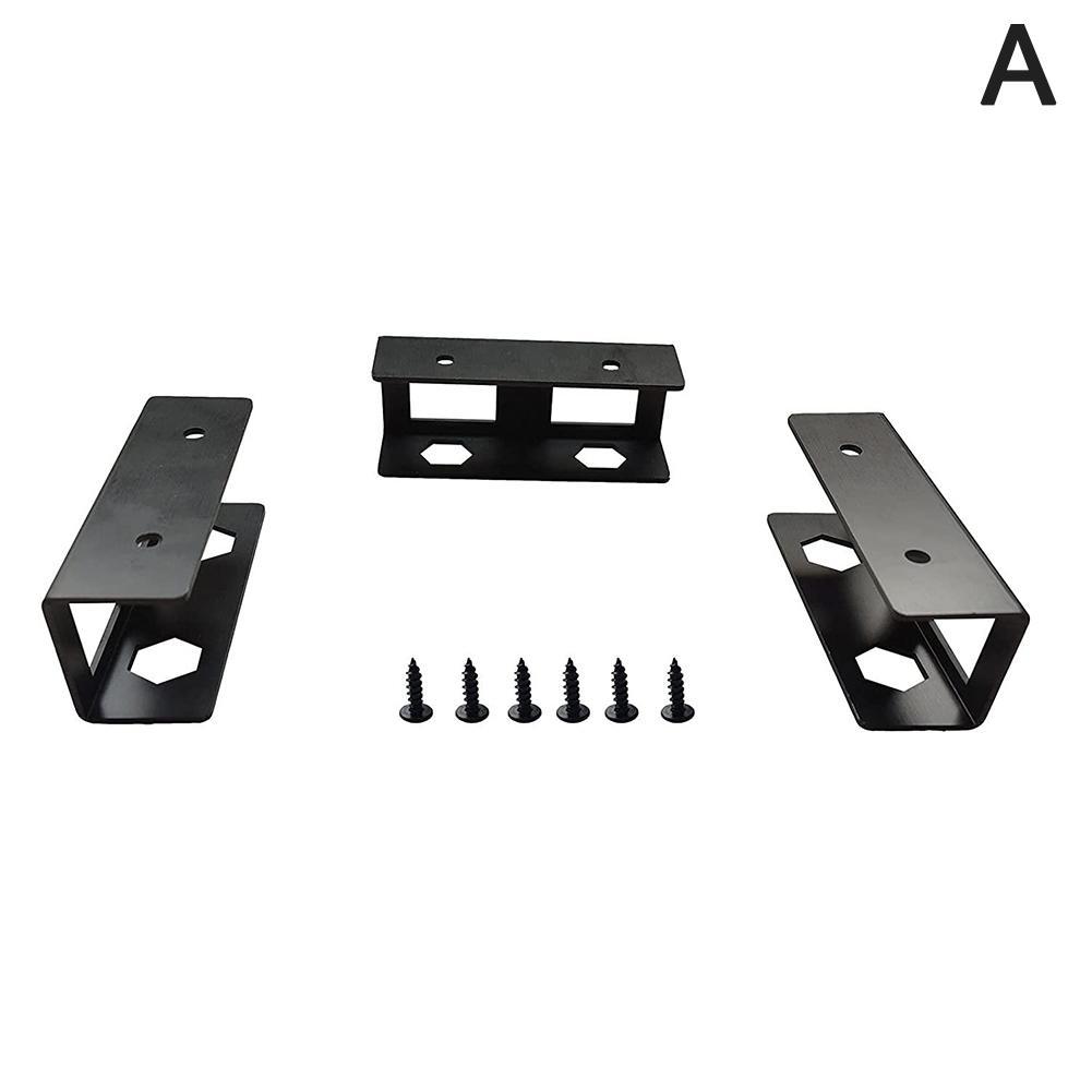 Under the Desk Notebook Storage Bracket Keep Notebook Safe Tablet Desk Organized Stand Laptop Holder for Macbook Pro Huawei: black