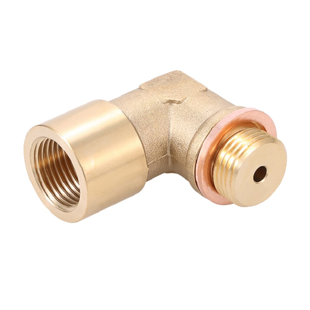 Angle 90° Lambda O2 Oxygen Sensor Extender Spacer For Decat Hydrogen