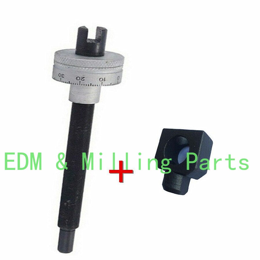 Fraiseuse CNC, Micro échelle d&#39;alimentation, tige + bouton d&#39;arrêt, outil de fraisage Vertical B164 + B163 pour pièce de fraiseuse bridgport