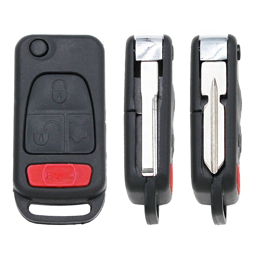 Bilnøkkel Skall til Mercedes Benz - Uskåret Blad HU39/HU64 - 7x3x2cm