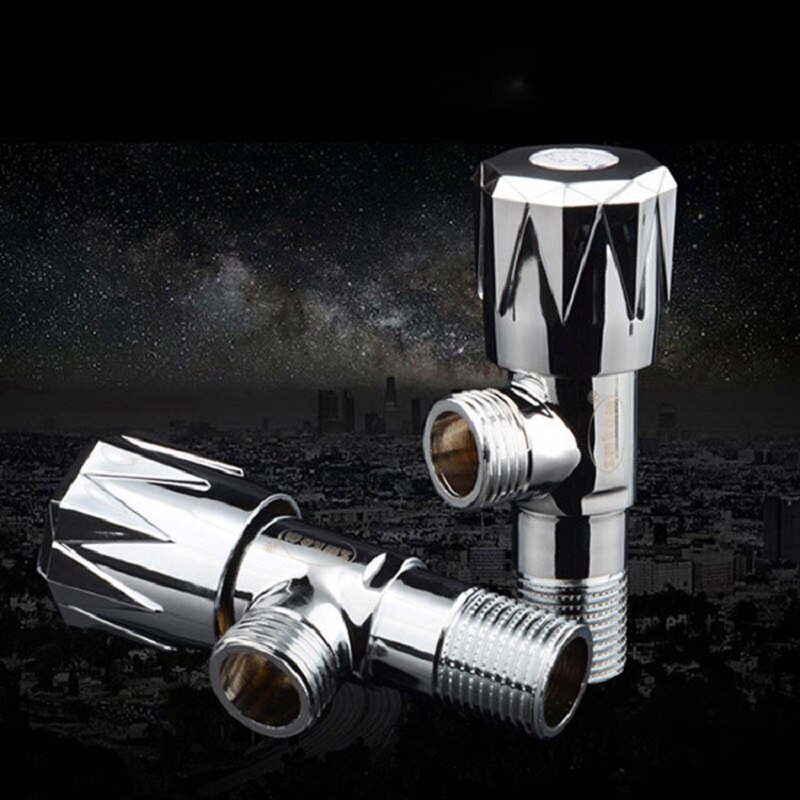 Triangle Stainless Steel 304 Bathroom Wall Mounted Brushed Finished Cold Angle Valve Toilet Sink Stop Water Faucet