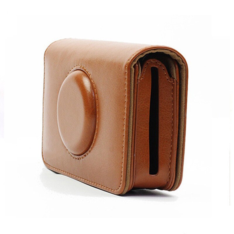 PU Leather Protection Bag Case Cover For Polaroid Snap Touch Instant Film Photo Camera with Shoulder Removable Strap