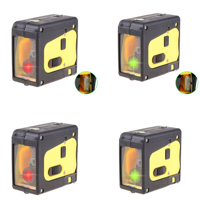 Level Line, Cross Line with Self-Leveling, Vertical and Horizontal Line, Rotatable 360 Degree, Battery Included